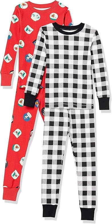 Amazon Essentials Boys' Snug-fit Cotton Pajamas Sleepwear Sets | Amazon (US)
