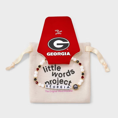 Little Words Project Georgia Beaded Bracelet - Red/Black/White | Target
