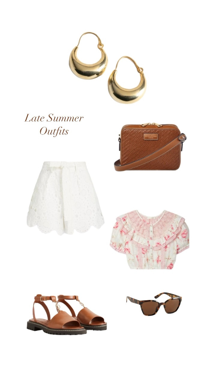 Broderie Anglaise, tan accessories, love shack fancy 

#LTKSeasonal #LTKeurope #LTKstyletip