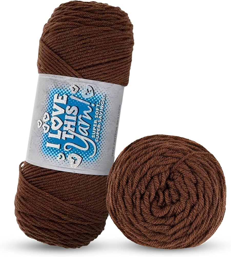 I Love This Yarn 4 - Medium Yarn for Crocheting & Knitting – Soft Yarn Skein – 355 Yards of A... | Amazon (US)