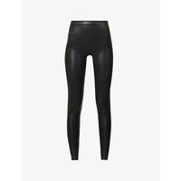 Spanx High-rise faux-leather leggings, Women's, Size: XL, Black | Selfridges