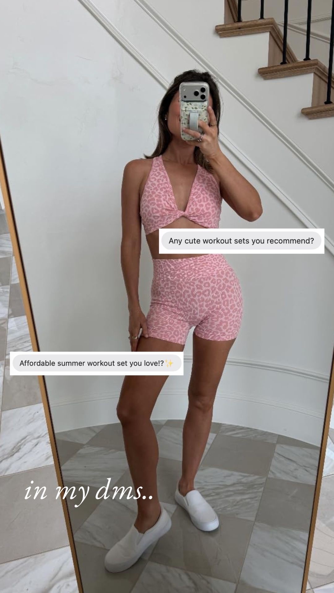 Workout set for summer. I’m obsessed with the cute leopard print! 


OOTD, active, workout set, sets, summer outfits 2026, Amazon finds

#LTKActive #LTKootd