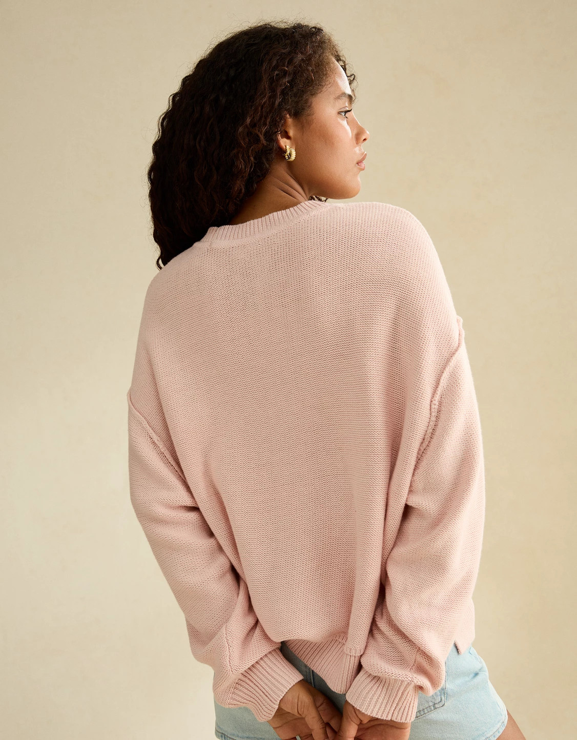 AE Oversized Crew Neck Sweater | American Eagle Outfitters (US & CA)