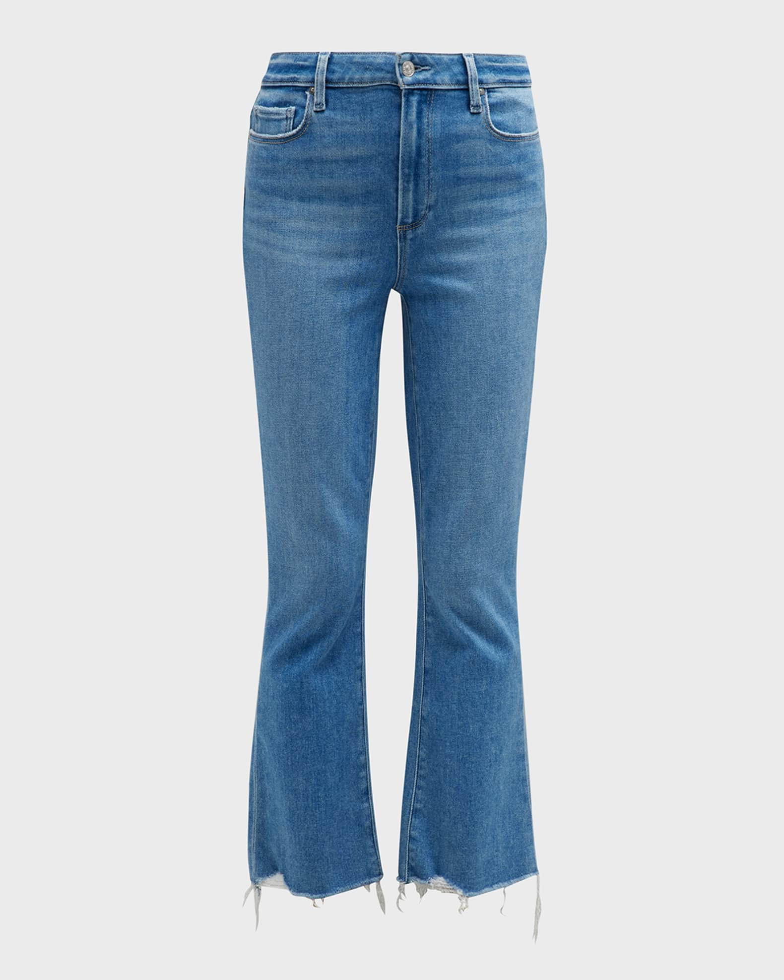 Claudine High Rise Ankle Flare Jeans | Neiman Marcus