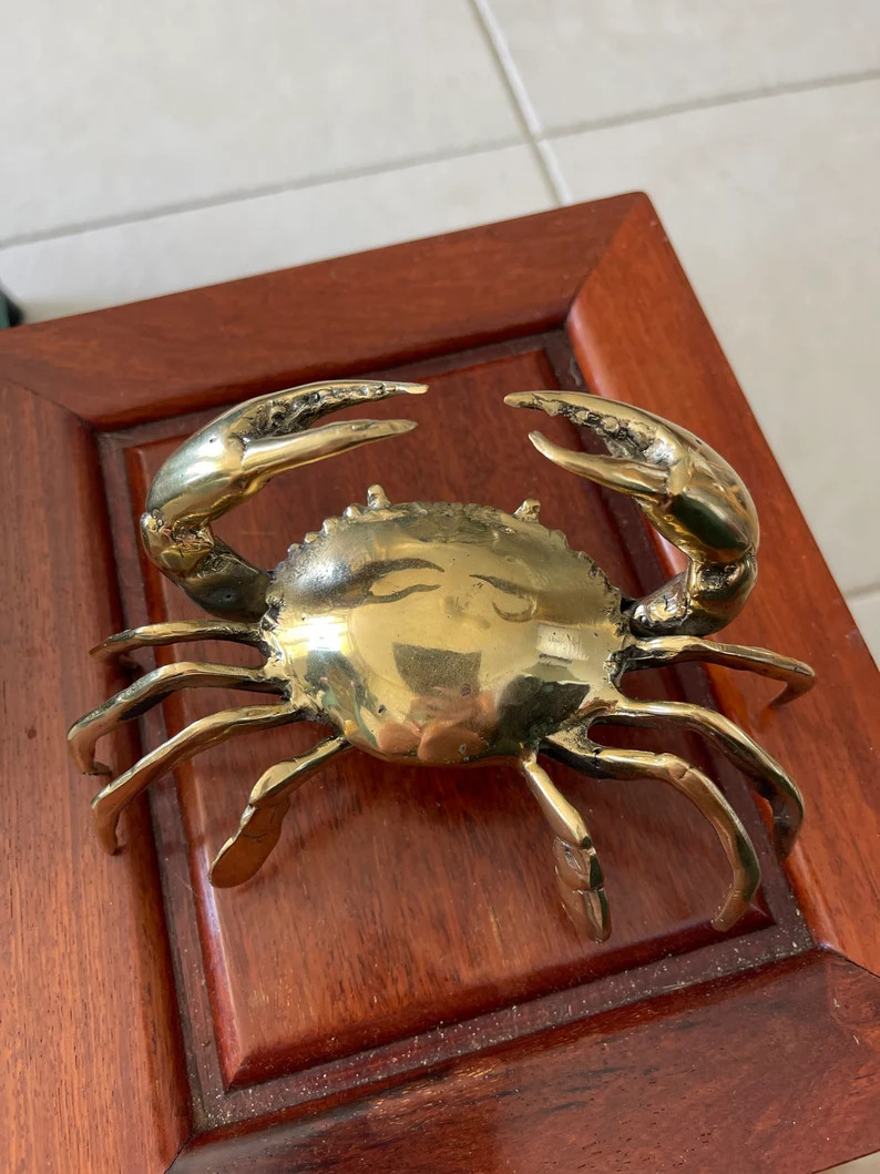 Brass Mudcrab Sculpture | Etsy (Global)