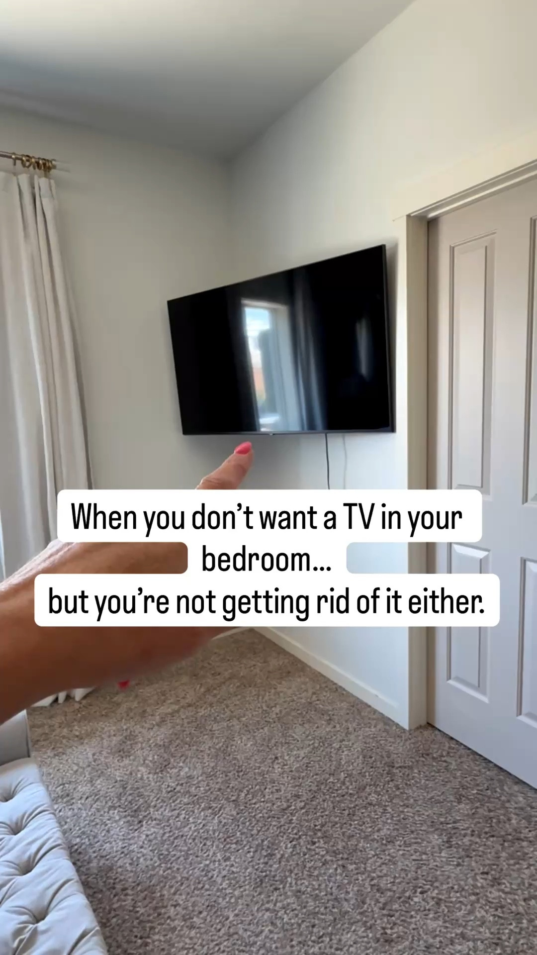 I didn't want a TV in my bedroom, but I actually kind of did here's how I solved the problem! 

I built an a dresser and used a hidden TV left to make a custom cabinet.  This was an easy DIY with big impact! 

Get your build plans: designwithRhonda.com/tv-lift-sales

#diy
#diyhome

#LTKHome