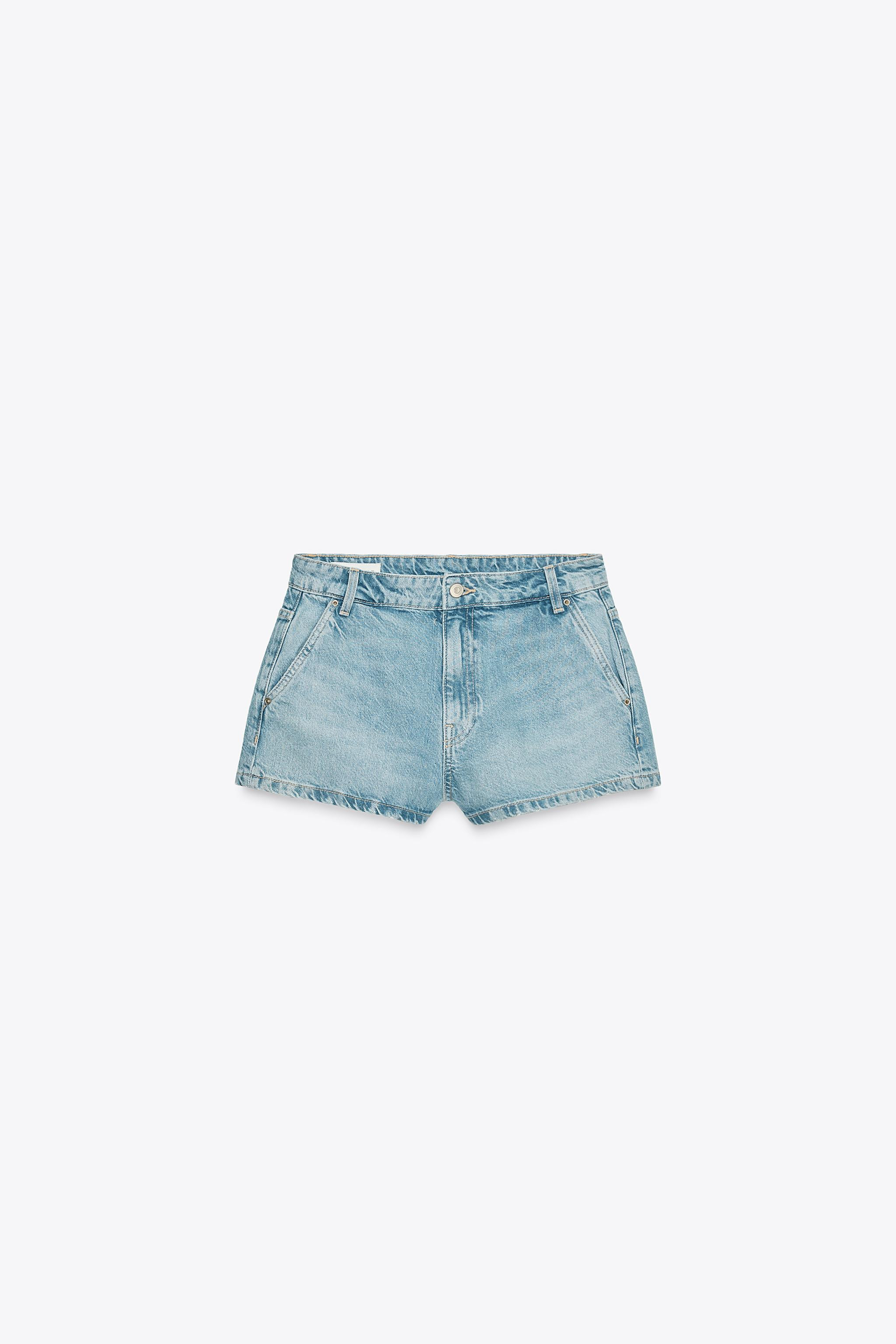 TRF CHINO DENIM SHORTS | Zara US