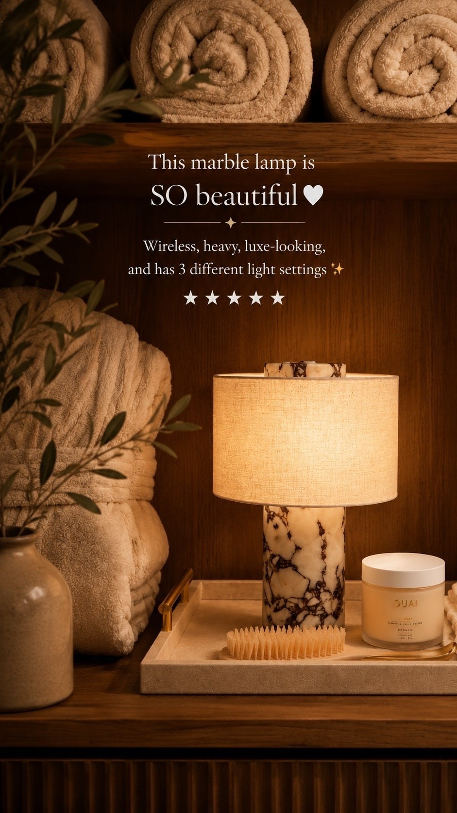 This marble lamp is so beautiful. Wireless, heavy, Lux looking, and has three different light settings.✨

Amazon affordable home decor
Interior design
Table lamp
Luxury finds
Bougie on a budget

Summerthompsonstyles

#LTKHome #LTKSaleAlert #LTKselfcare