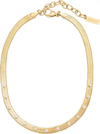 st. Moran Gemstone Snake Chain Necklace | Nordstrom | Nordstrom