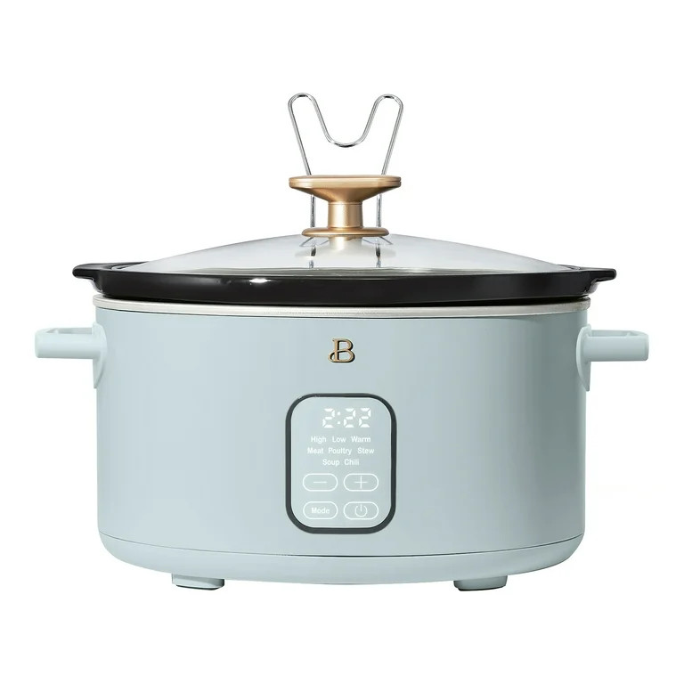 Beautiful 6 Qt Programmable Slow Cooker, Hydrangea by Drew Barrymore | Walmart (US)