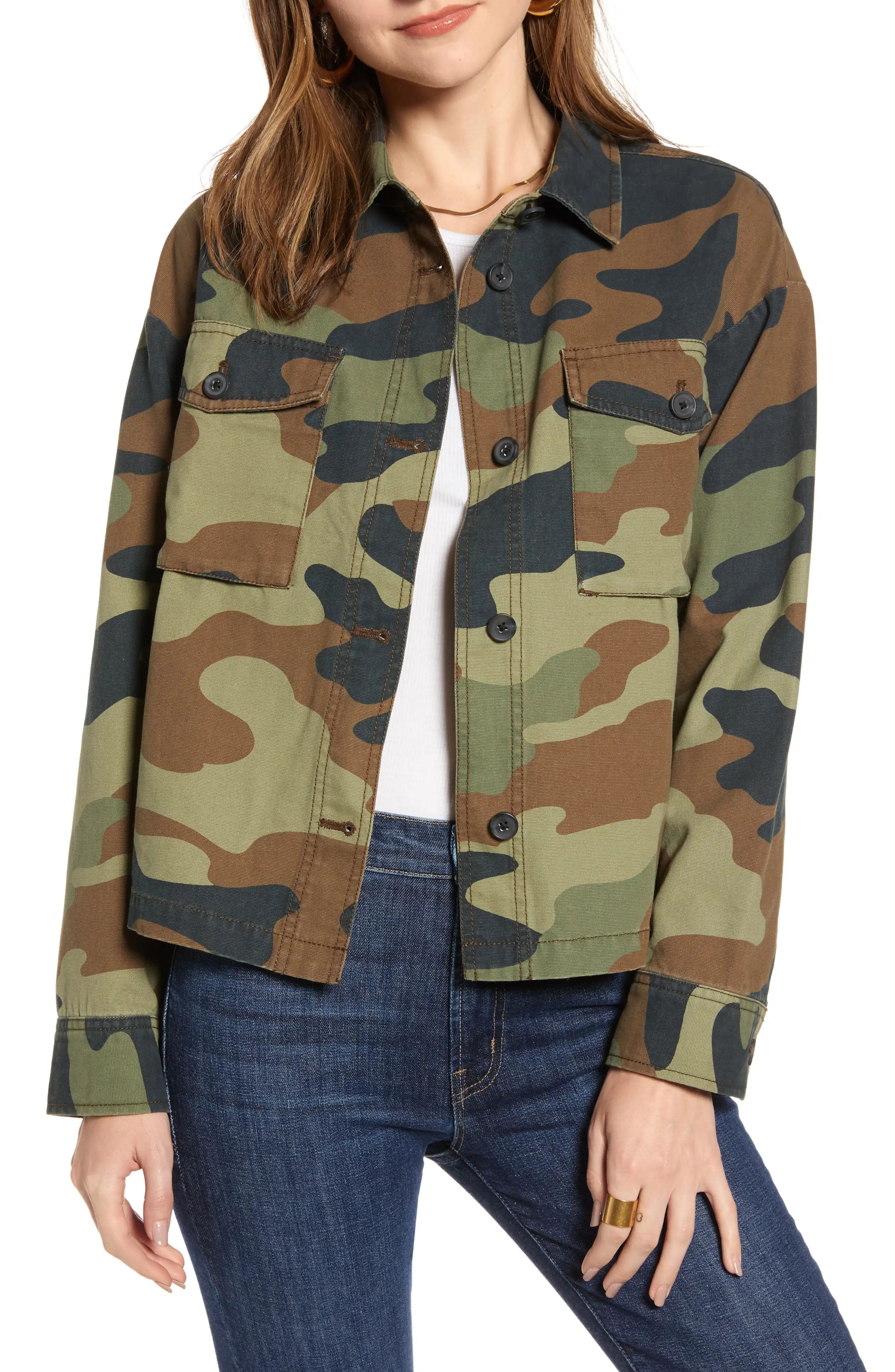 Camo Military Jacket | Nordstrom