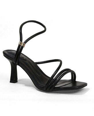 Women's Hannia Looped Ankle Strap Kitten Heel Sandals | Macy's