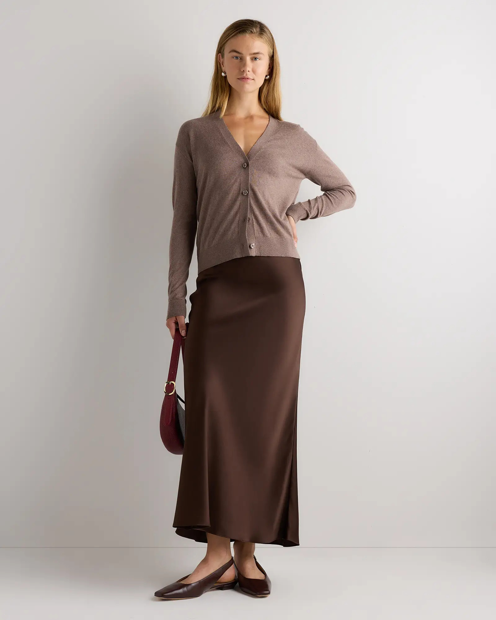 Lightweight Cotton Cashmere Cardigan | Quince
