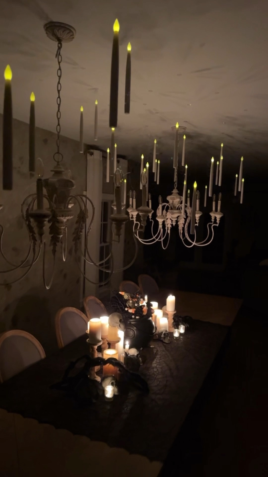 The video doesn’t do it justice! In person is looks so ✨magical✨

This 40 of the candles over our 14ft table! Comes with everything you need and the wand is what turns them on and off! I cannot wait to show the kids! All of the candles come pre strung & with the clear hooks!

#LTKHalloween