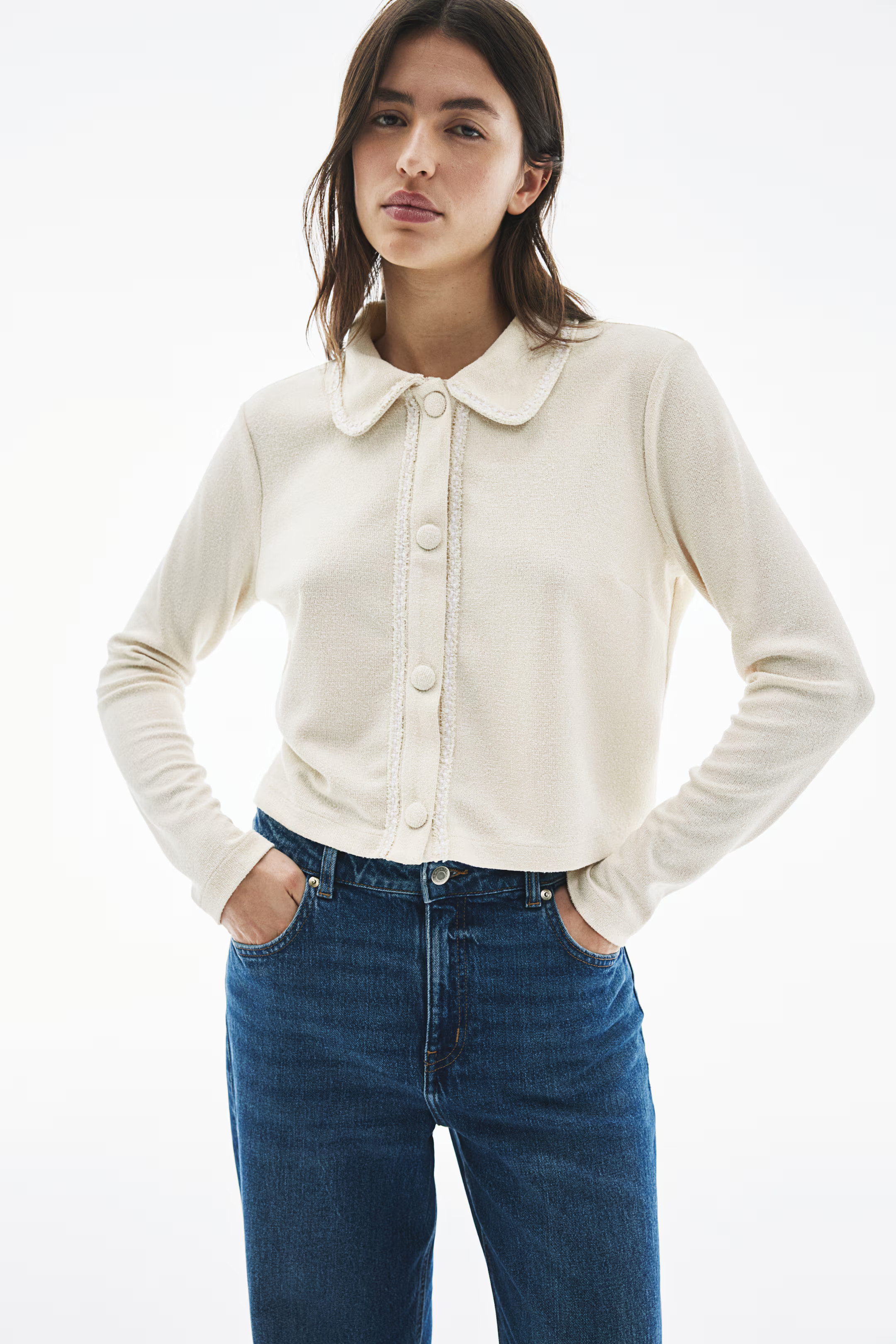Cardigan with Collar | H&M (US + CA)