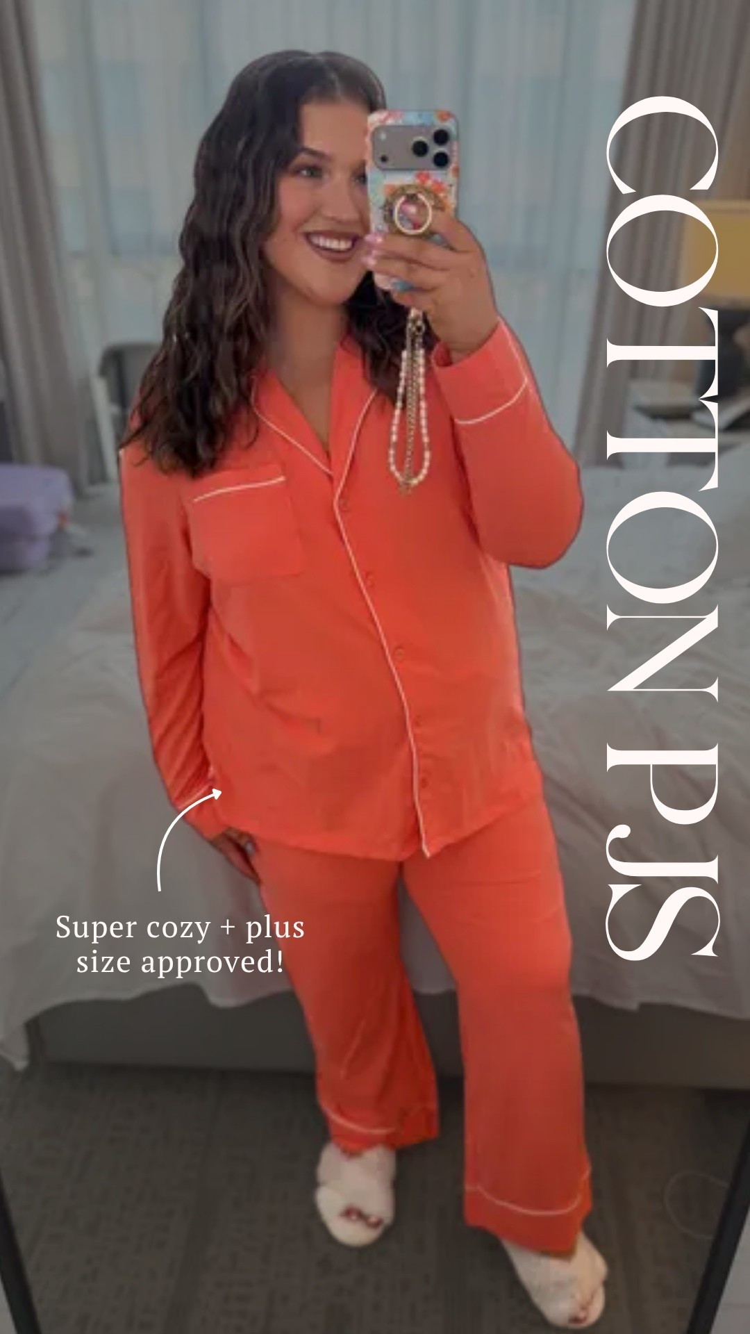 These modal cotton pajamas are so nice for my fellow hot sleepers. The color 🧡🍊 is nice for the summer, and the fit is so comfortable. They are so cozy without being hot, and they are plus sized approved. They come in 10 other colors/prints, I will absolutely grab a couple more pairs. 
Amazon pajamas, plus size pajama set

#LTKPlusSize #LTKSeasonal #LTKHome