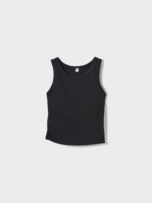 Ribbed Cropped Fit Bra Top | UNIQLO (UK)
