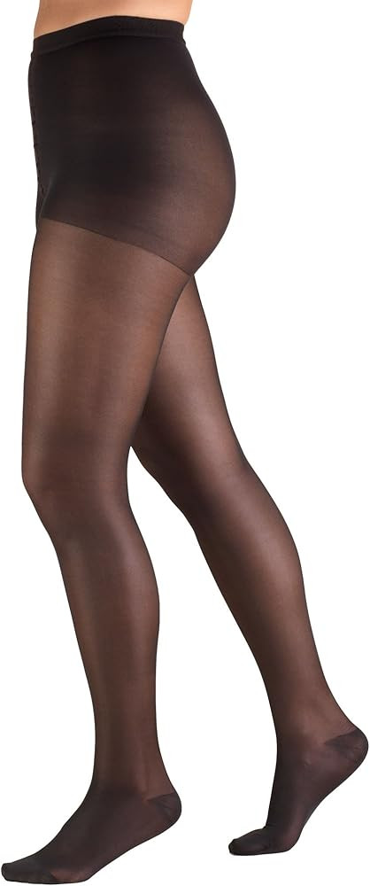 Truform 15-20 mmHg Compression Pantyhose, Sheer 20 Denier Women's Shaping Tights | Amazon (US)