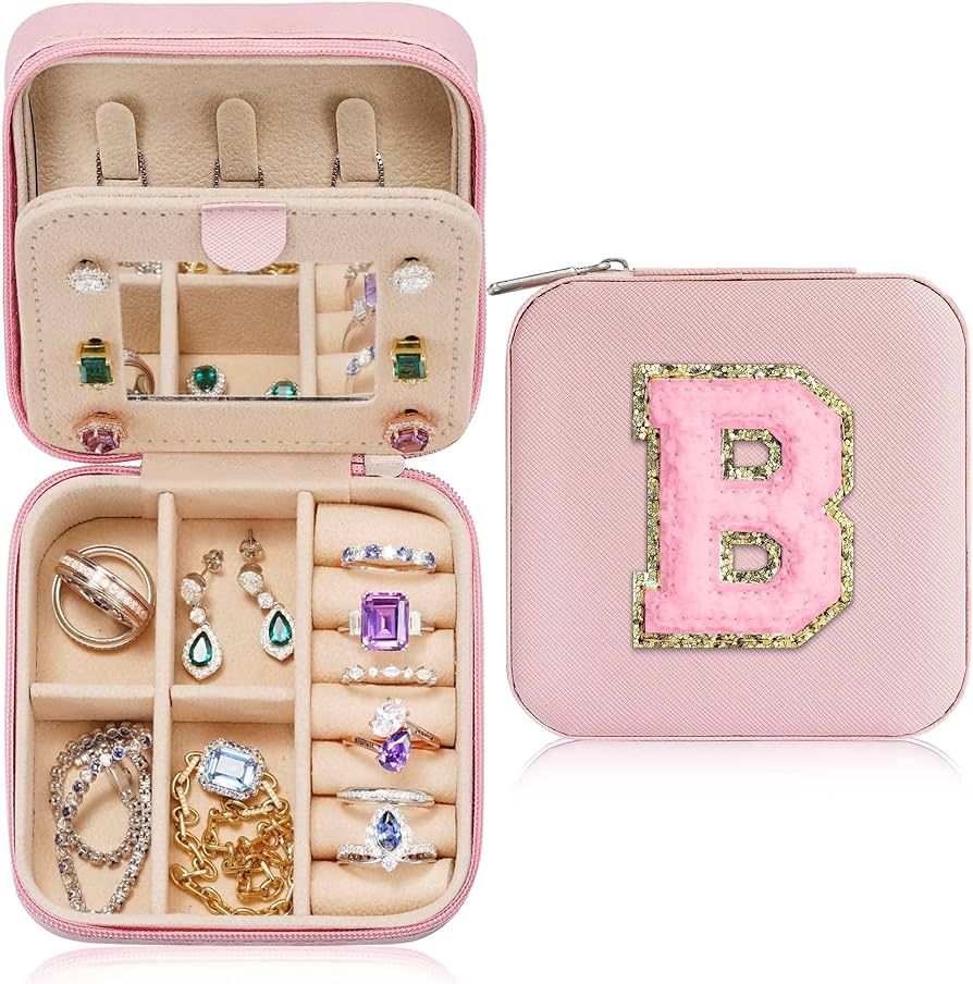 Parima Birthday Gifts for Girls Jewelry Box - Teen Girl Gifts Trendy Stuff, Personalized Initial ... | Amazon (US)