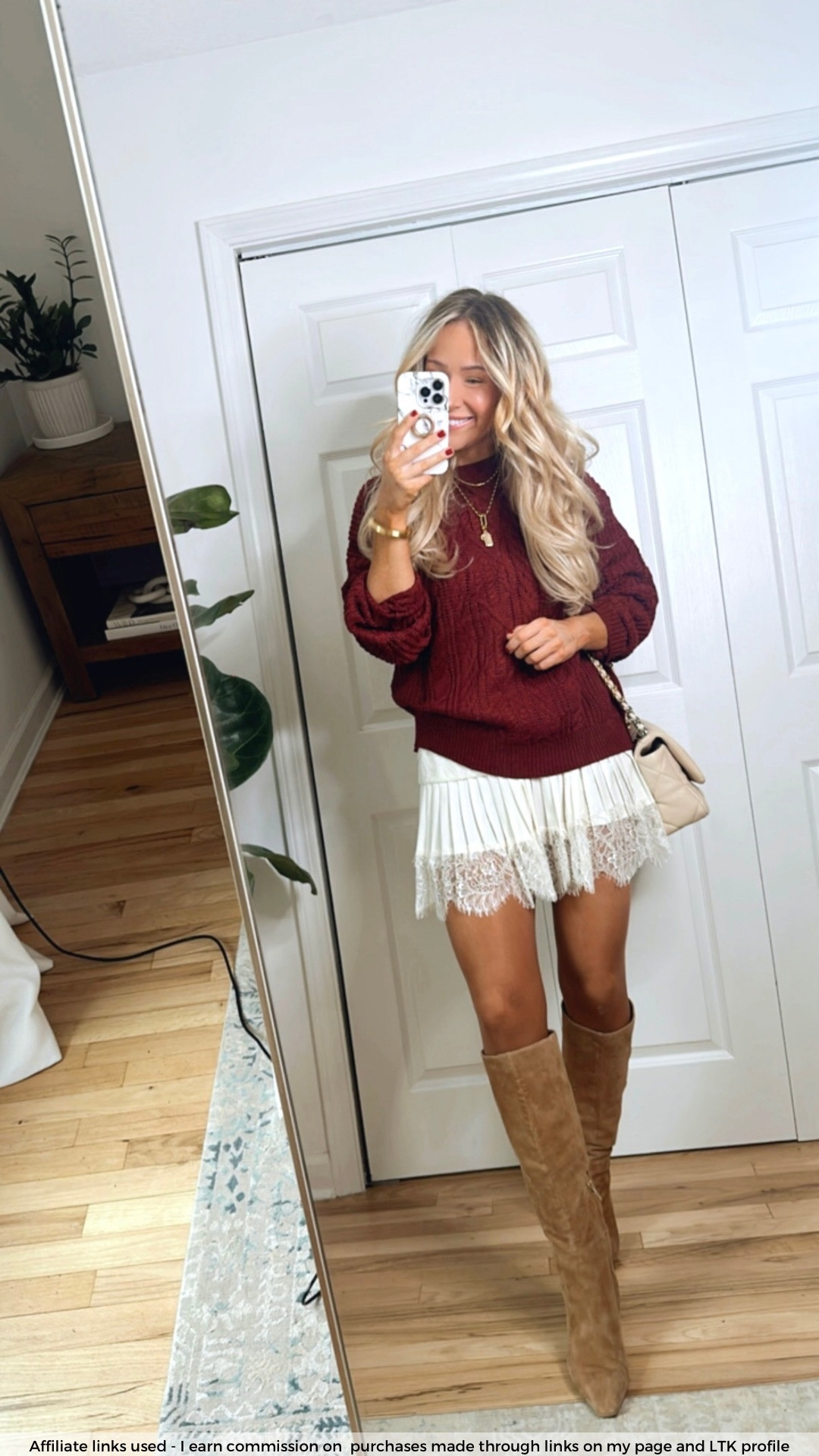 Amazon fall outfit

Amazon burgundy sweater
Amazon lace skirt mini

