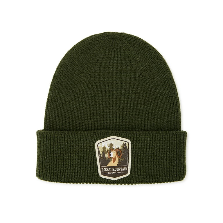 No Boundaries Women's National Parks Patch Beanie Hat Rocky | Walmart (US)