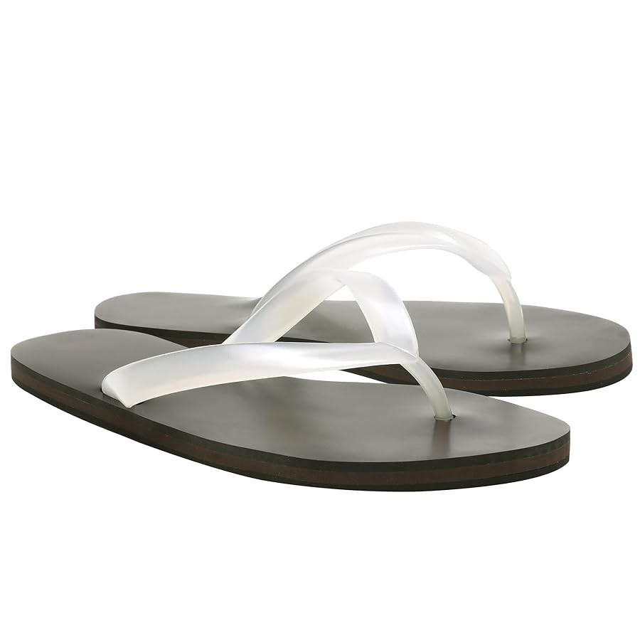 Jelly Beach Flip Flop for Women Clear Sandals Jelly Slides Shoes | Amazon (US)