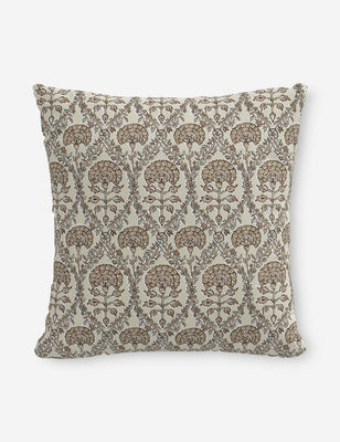 Barrera Indoor / Outdoor Pillow, Olive and Tan | Lulu and Georgia 