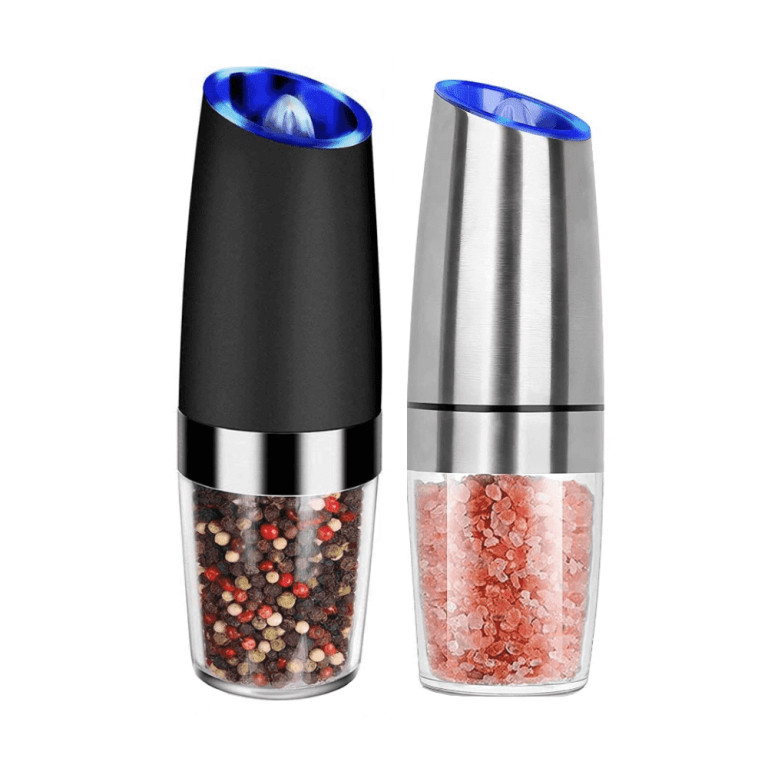 2 Piece Set Electric Salt and Pepper Grinder Set Battery Operated Single-Handed Automatic , Adjus... | Walmart (US)