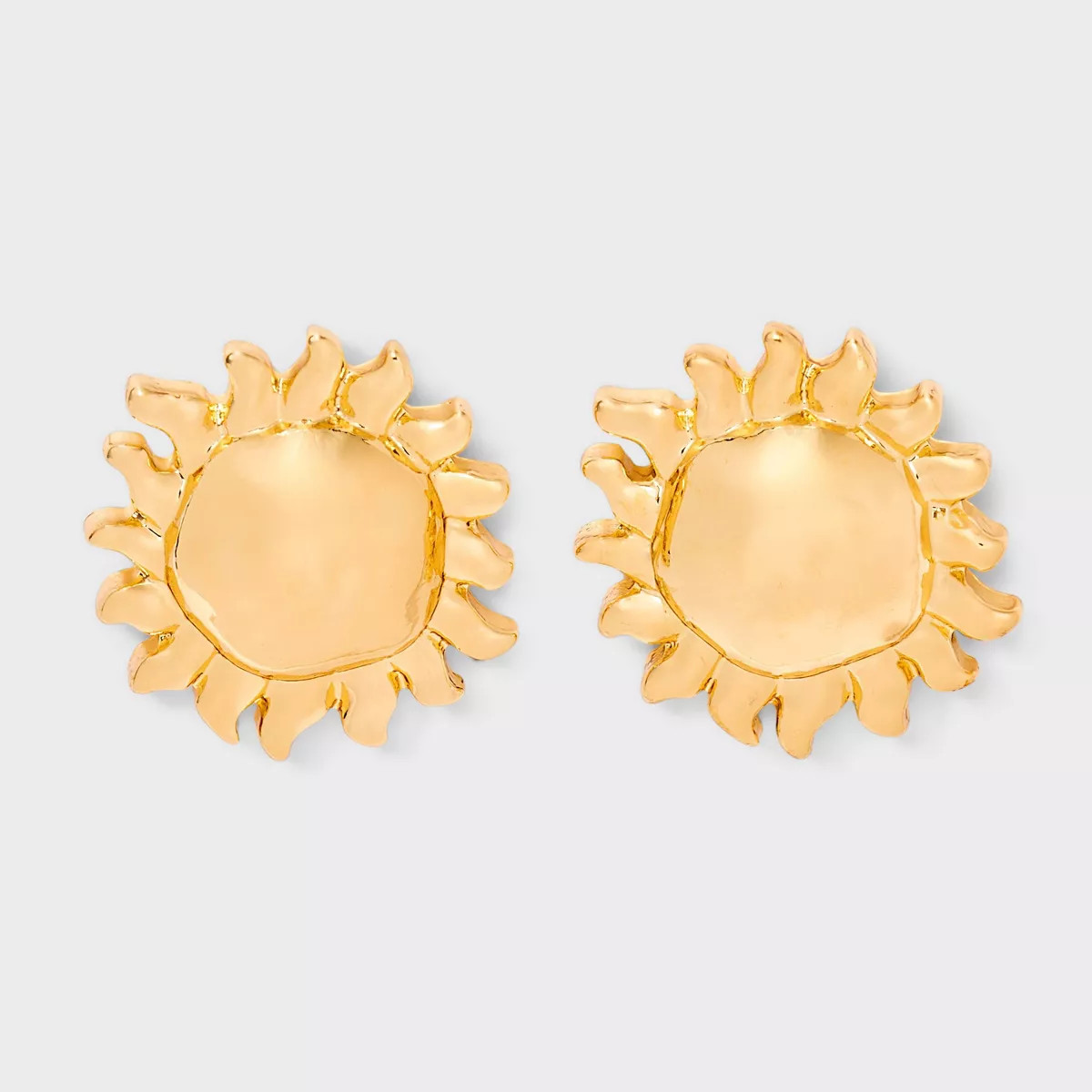 Sun Post Earrings - Universal Thread™ Gold | Target