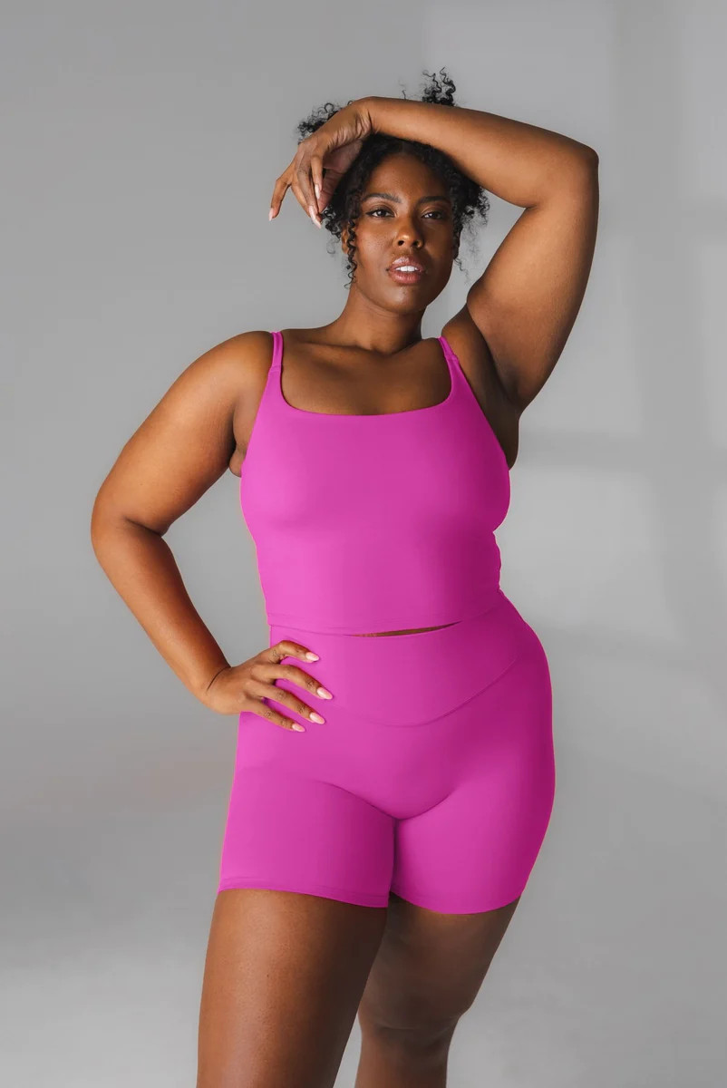 Cloud II Scoop Tank - Fuchsia | Vitality