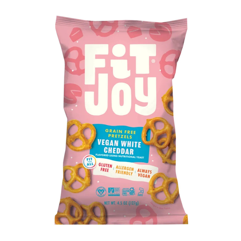 FitJoy Grain-Free White Cheddar Pretzels, 4.5 Oz | Walmart (US)