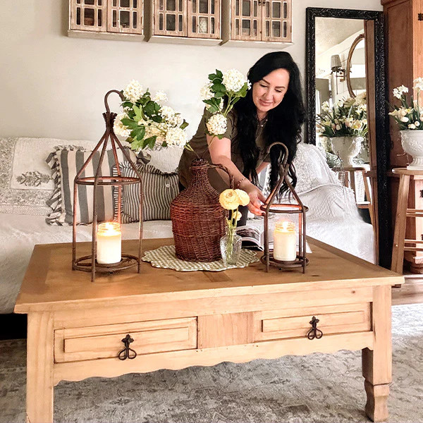 Vintage Inspired Open Cage Candle Lanterns - Decor Steals | Decor Steals