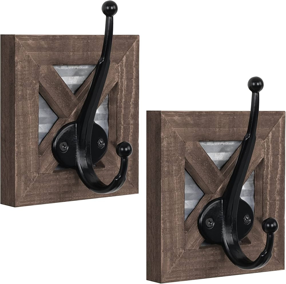 Autumn Alley Farmhouse Bathroom Hooks for Towels, Coat Hooks, and Robe Hooks - Towel Hooks for Ba... | Amazon (US)