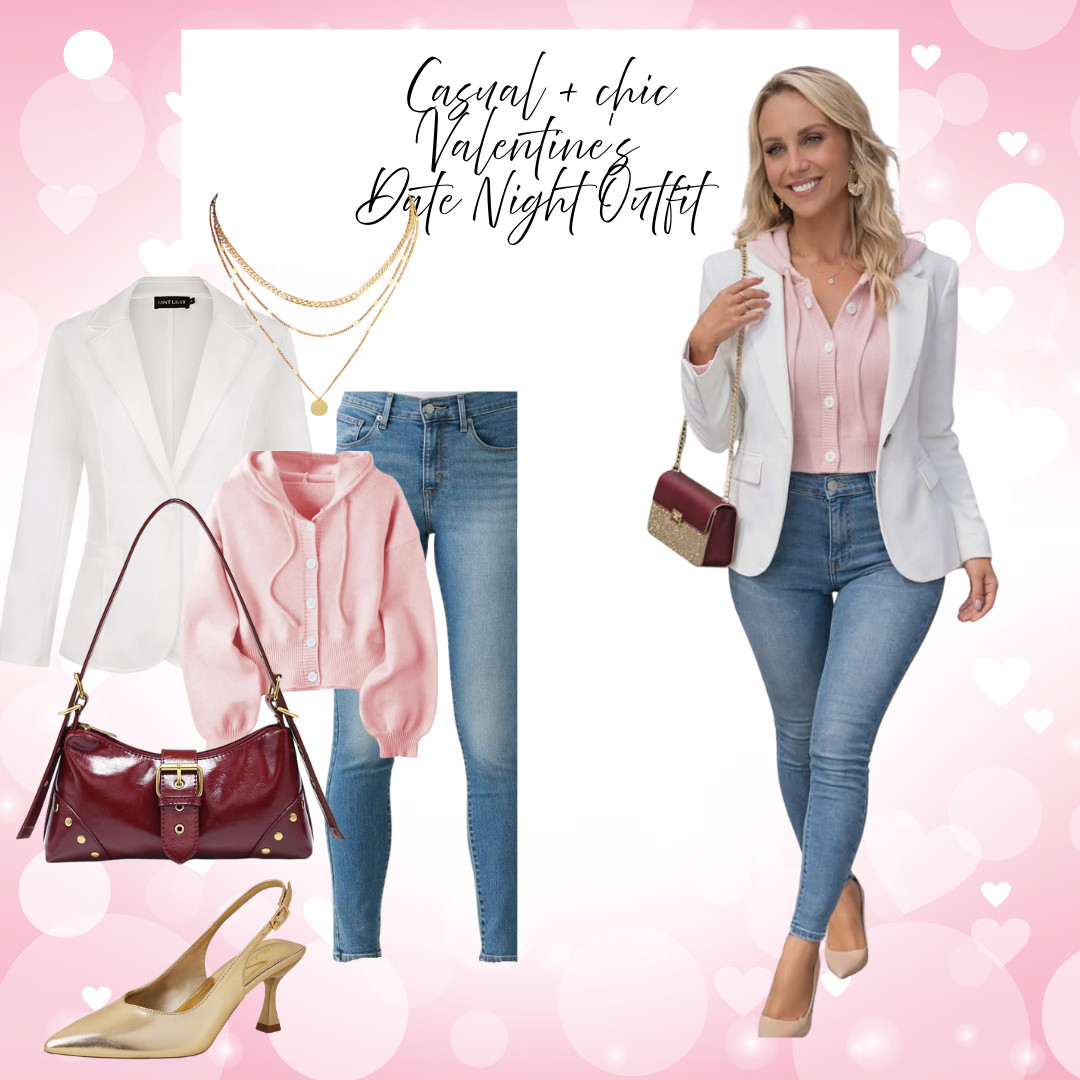 Casual + Chic Valentine's Date Night 

 #LTKgrwm #LTKootd #LTKOver40