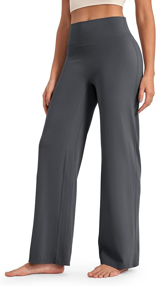 G4Free Barefeel Wide Leg Pants for Women High Waisted Loose Casual Dress Work Yoga Pants 29"/31"/... | Amazon (US)
