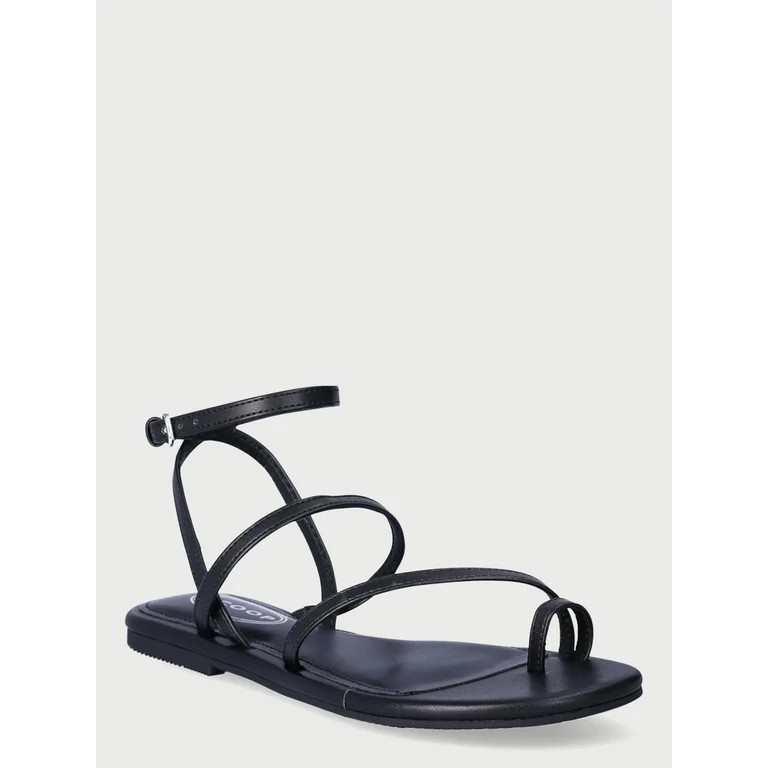 Scoop Women’s Strappy Flat Sandals | Walmart (US)