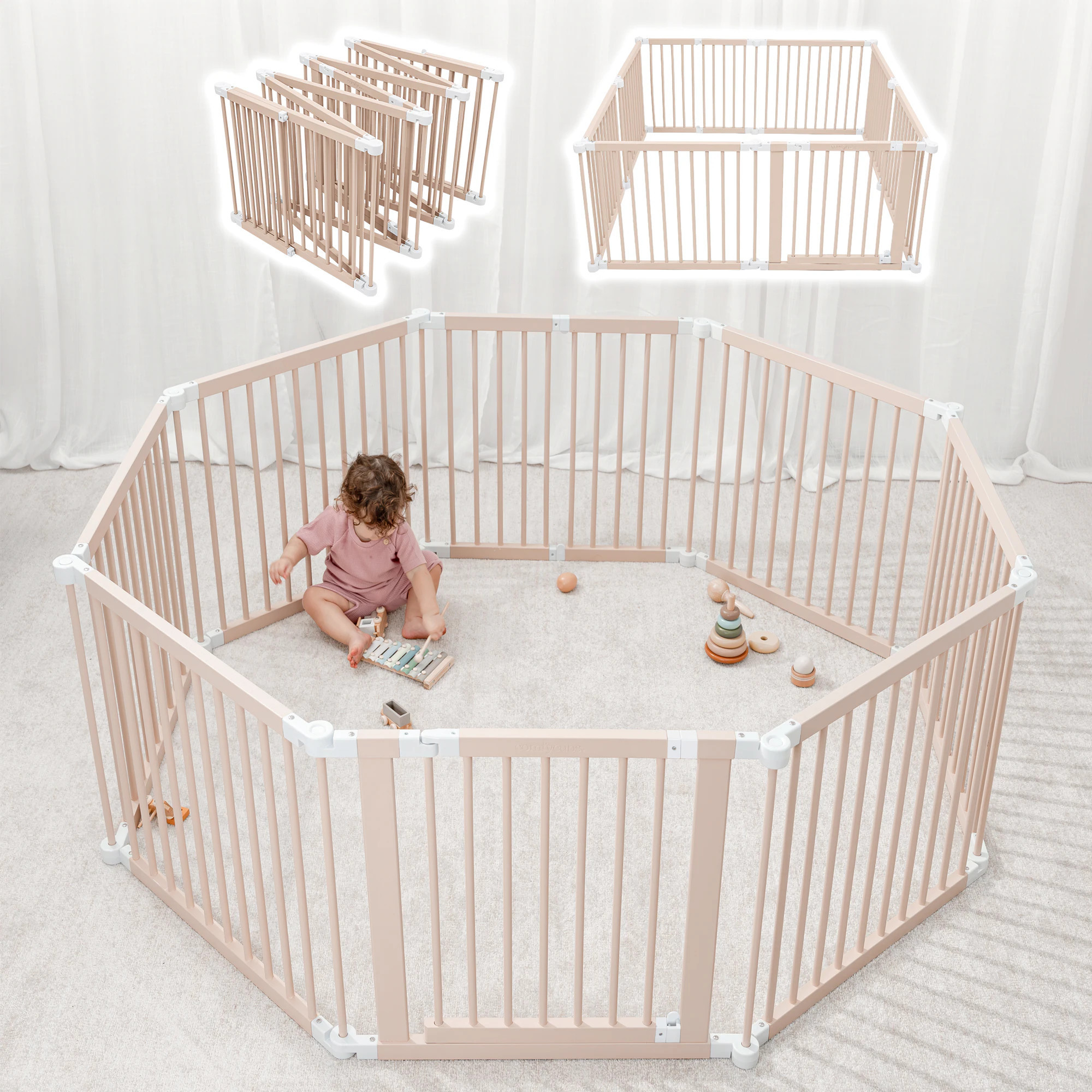 Comfy Cubs Baby Playpen - Blush one_size | 810118114120 | Lowe's