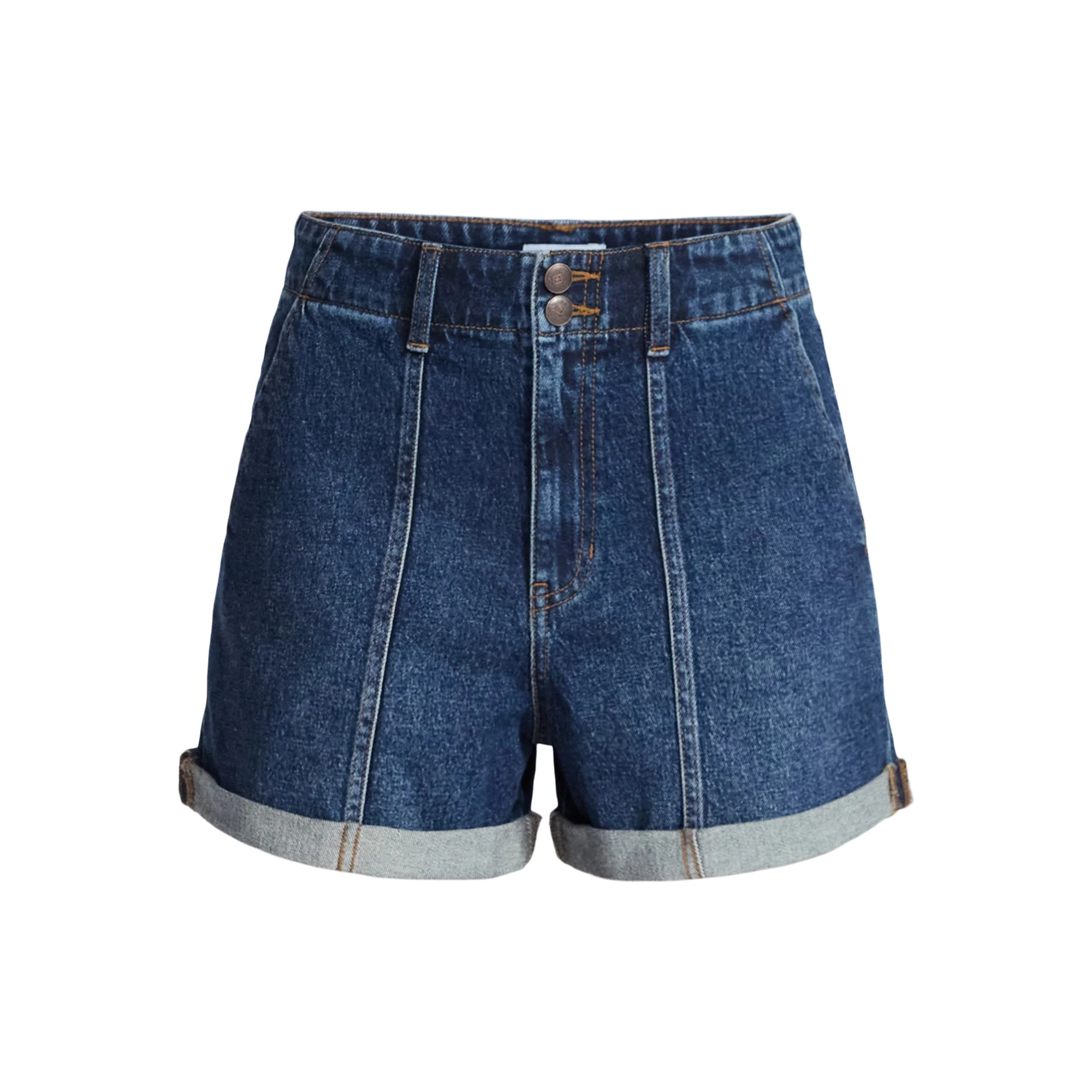 Time and Tru Women's High Rise Utility Shorts, 3.5" Inseam, Sizes 0-22 | Walmart (US)