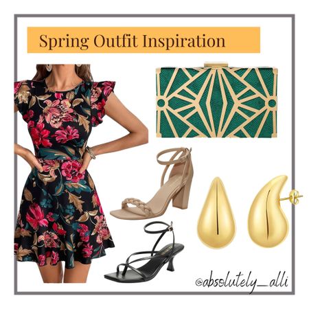 Date night | wedding guest look | girls night out | dress | clutch | earrings 

#LTKSeasonal #LTKstyletip #LTKfindsunder50