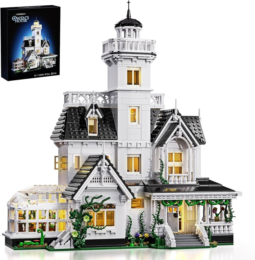 Magic House Building Set with LED Light, Owens House Blocks Toy | Amazon (US)