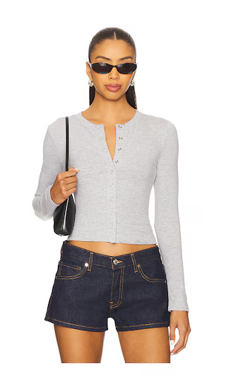 Viola Top in Grey | Revolve Clothing (Global)