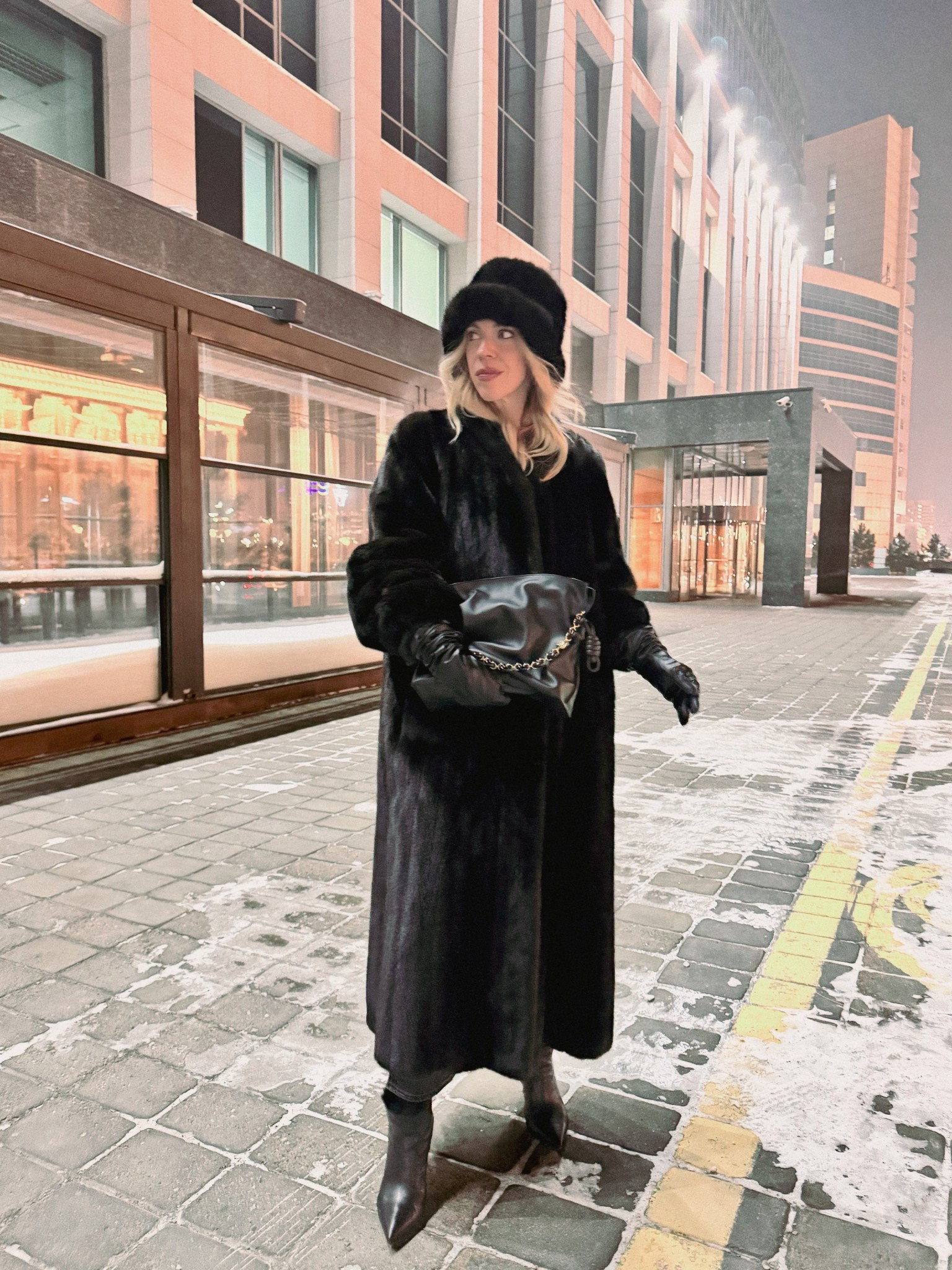Winter date night, fur bucket hat, Valentine’s date might, vintage fur coat, all black outfit, black leather gloves, Loewe Flamenco pouch handbag

#LTKSeasonal #LTKFindsUnder100 #LTKOver40