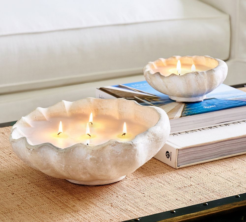 Artisan Studio Clam Candle - Pacific Grove | Pottery Barn (US)
