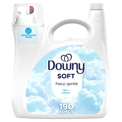 Downy Free & Gentle HE Compatible Ultra Liquid Fabric Softener - 140 fl oz | Target