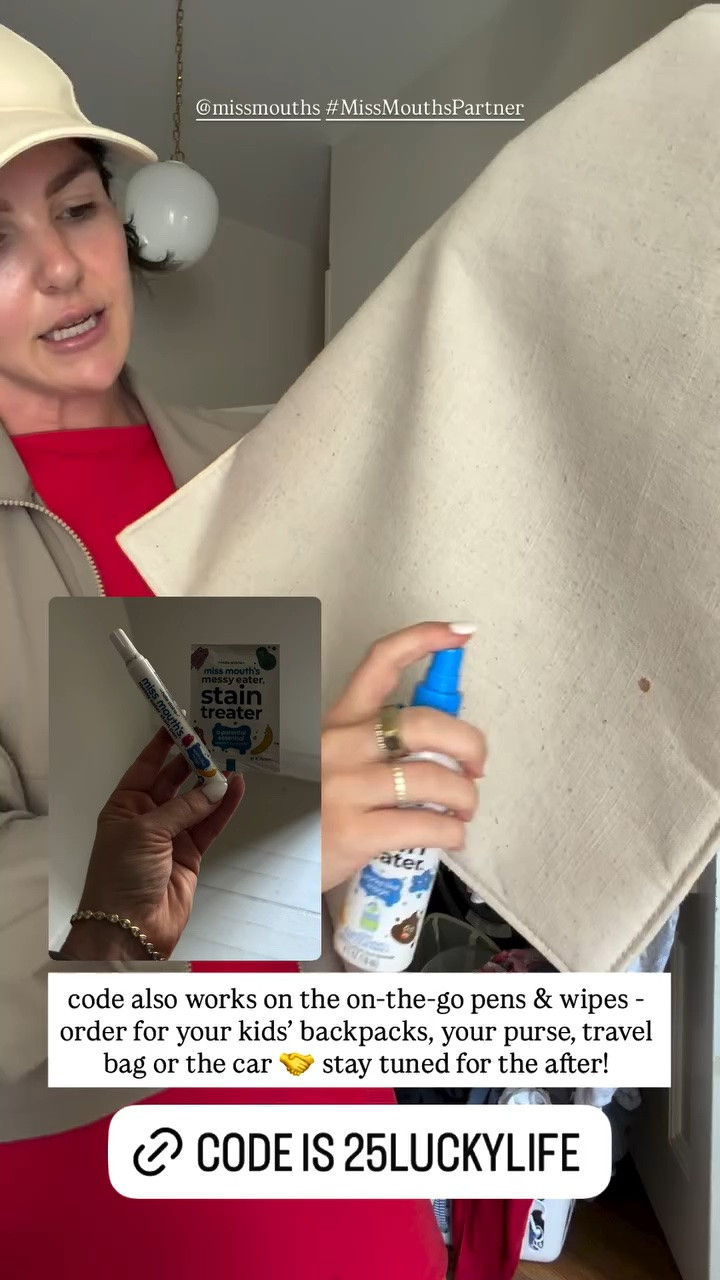 code also works on the on-the-go pens & wipes - order for your kids’ backpacks, your purse, travel bag or the car 🤝 stay tuned for the after!  @missmouths #MissMouthsPartner