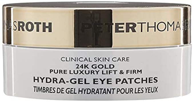 Peter Thomas Roth 24K Gold Pure Luxury Lift and Firm Hydra-Gel Women's Eye Patches, 60 Count | Amazon (US)