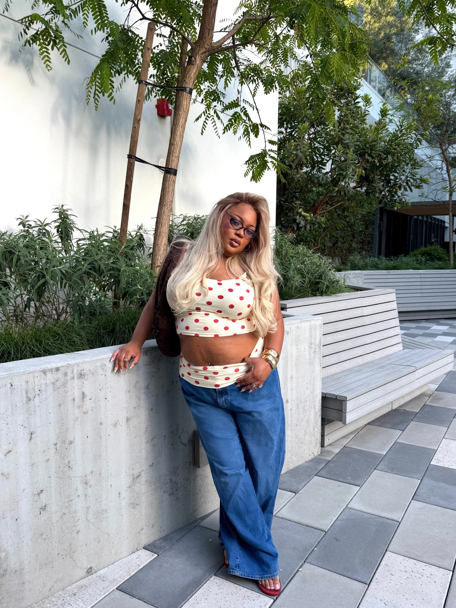 polka dot ootd 🤍

#LTKPlusSize #LTKootd