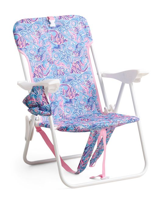 Kids Coral Cove Adjustable Beach Chair | TJ Maxx