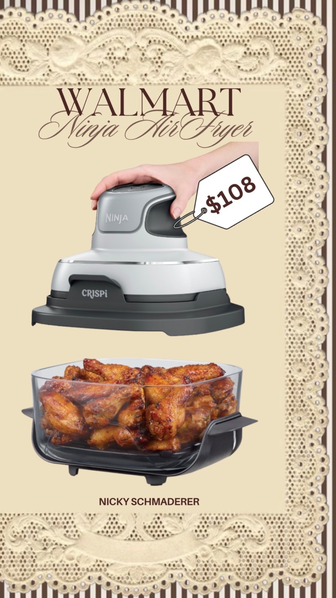 Ninja air fryer on sale at Walmart // under $110 and perfect for quick mommy meals and hosting!

Kitchen appliances 
Home 


#LTKSaleAlert #LTKHome #LTKfoodie