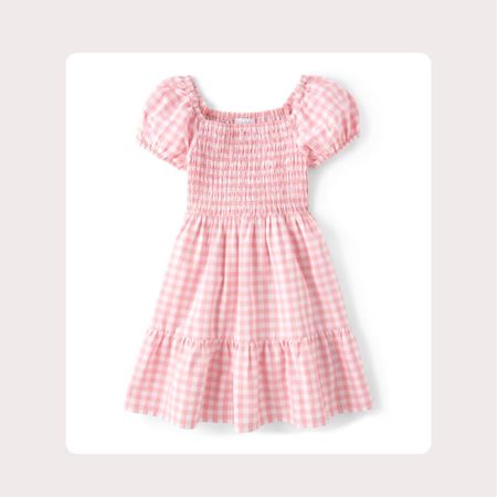 pink gingham smocked puff sleeve dress comes in baby, toddler and little girls sizes — extra 20% off with code PRESDAY20



#LTKsalealert #LTKSpringSale #LTKkids